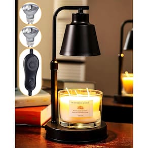 Lâmpada de aquecimento de velas HONGZZI com temporizador, altura ajustável