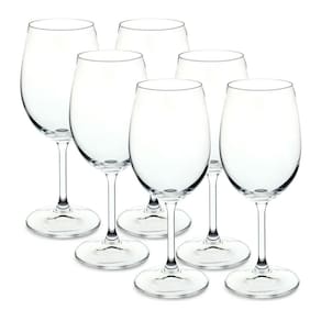 Jogo Com 06 Taças Para Vinho Tinto Anna Em Cristal Bohemia 450ml 58000