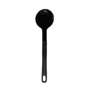 Concha De Feijão Nylon Talher Cozinha Utensílio Preto 28Cm
