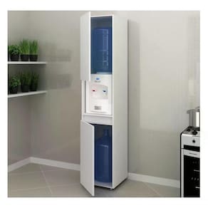 Armário Para Bebedouro 02 Portas Bl3312 Branco Branco