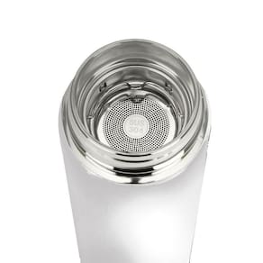 Garrafa Térmica Inteligente De Inox 500ml Tampa C-sensor De Temperatura Led água Café Chá Branco