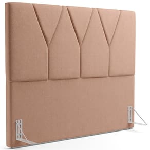 Cabeceira Cama Box Casal 140 Cm Aurora W01 Linho Rosê