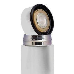 Garrafa Térmica Inteligente De Inox 500ml Tampa C-sensor De Temperatura Led água Café Chá Branco