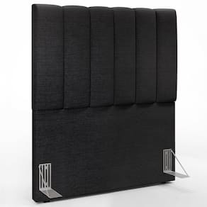 Cabeceira Cama Box Solteiro 100 Cm Dália W01 Linho Chumbo