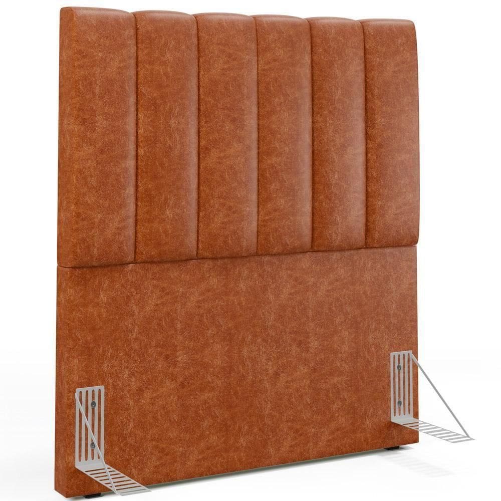 Cabeceira Cama Box Solteiro 100 Cm Dália W01 Camel