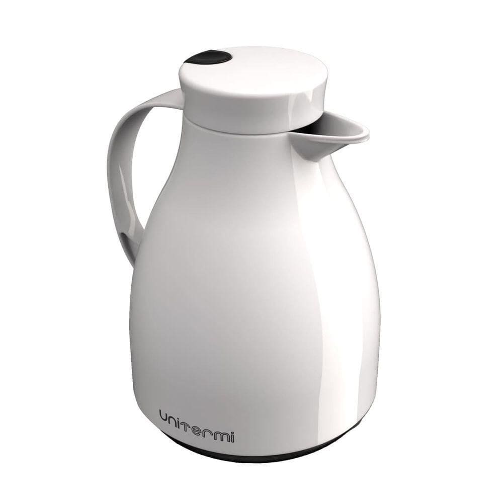 Garrafa Térmica Mesa Paris Branca 1L Bule Gatilho Café Chá
