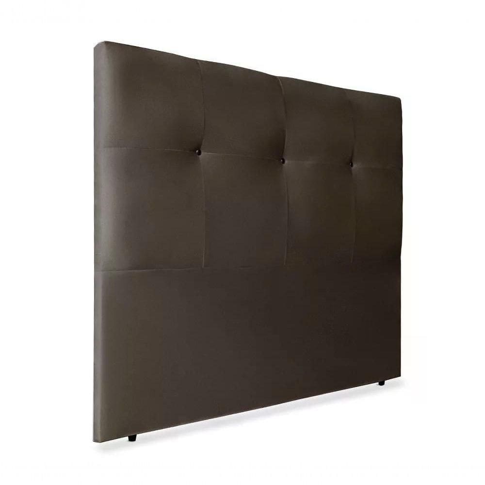 Cabeceira Casal 140cm Sofia Suede Marrom Id Suede Marrom
