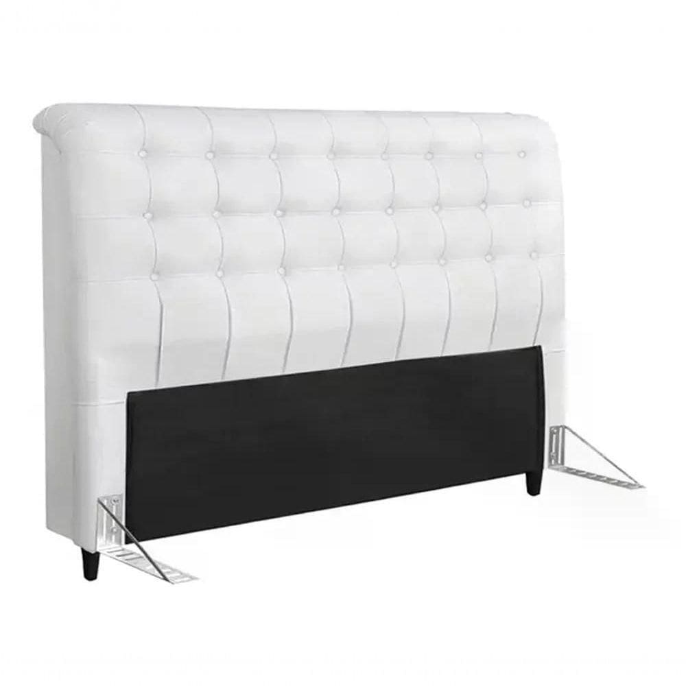 Cabeceira Casal 140cm Corano Branco Id Corano Branco