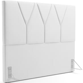 Cabeceira Cama Box Casal Queen 160 Cm Aurora W01 Branco