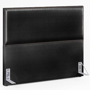 Cabeceira Box Casal King Tachas 195cm Vicenza L02 Preto