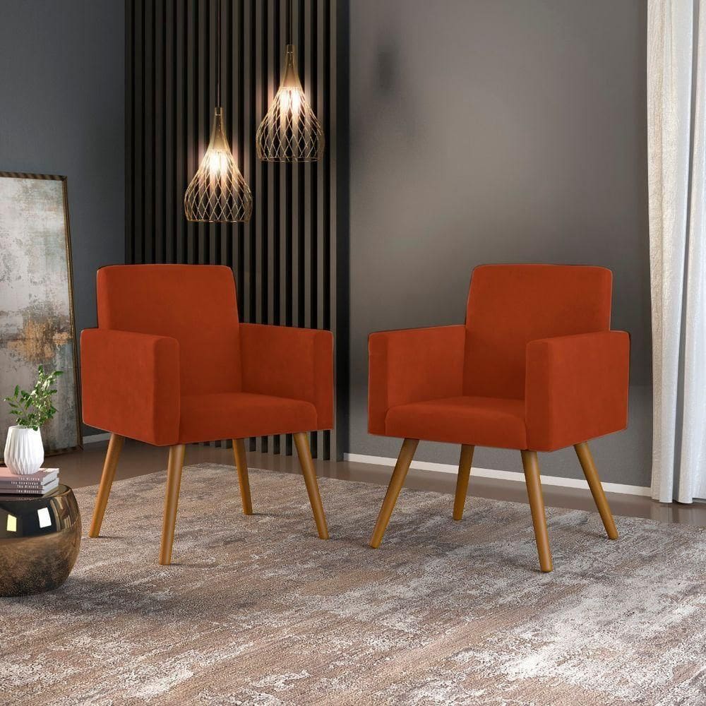 Kit 02 Poltronas Decorativas - Escritório - Recepção