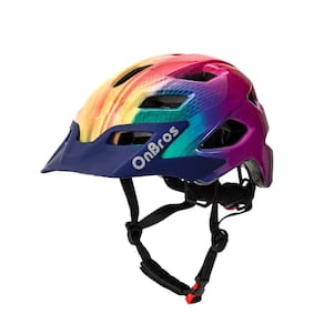 Capacete de bicicleta infantil OnBros leve ajustável 50-57 cm
