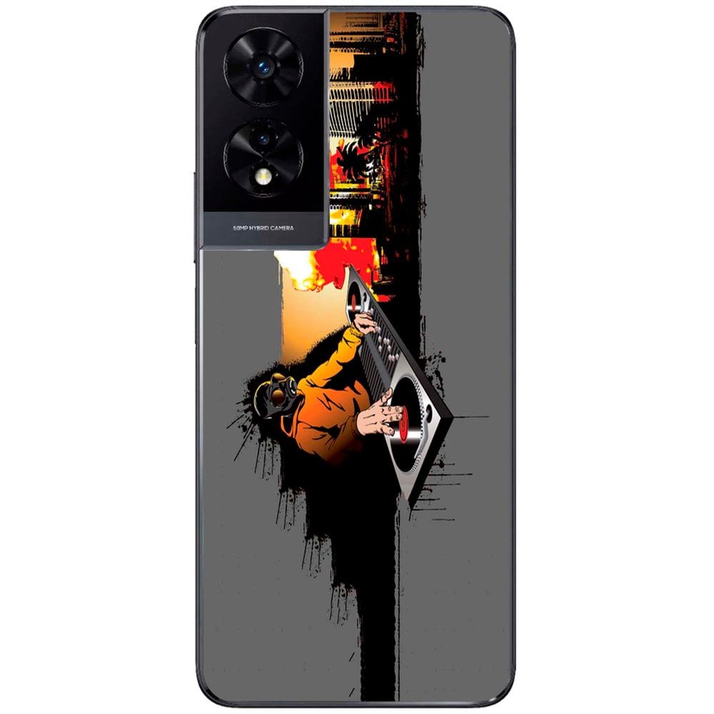 Capa Adesivo Skin264 Verso Para TCL 505