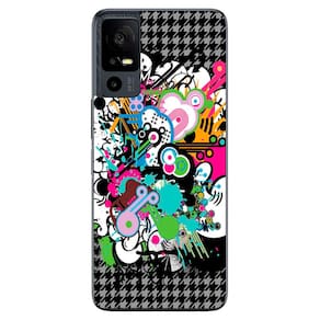 Capa Adesivo Skin022 Verso Para TCL 40R 5G