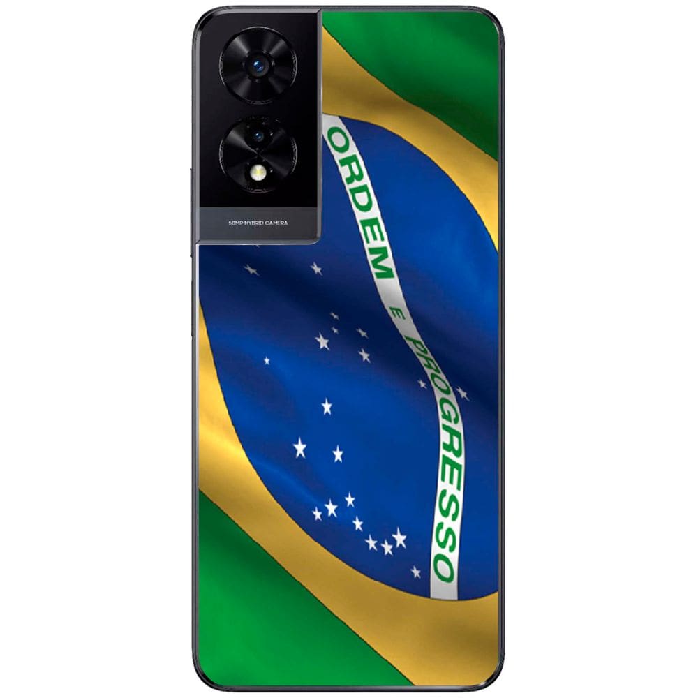 Capa Adesivo Skin628 Verso Para TCL 505