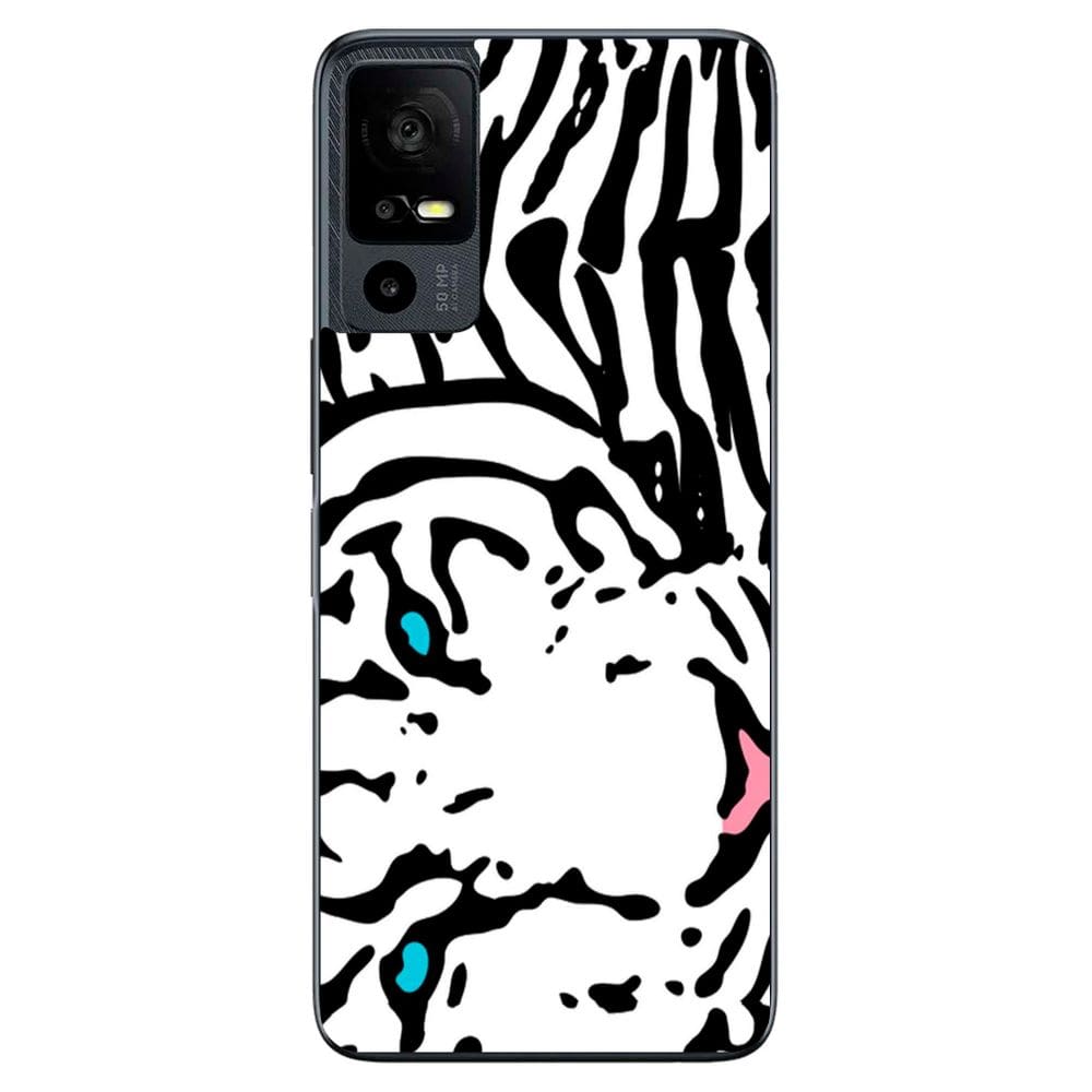 Capa Adesivo Skin047 Verso Para TCL 40R 5G