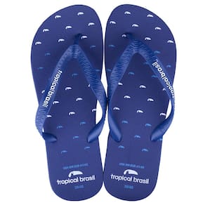 Chinelo Masculino Azul 39/40 Tropical TB3139