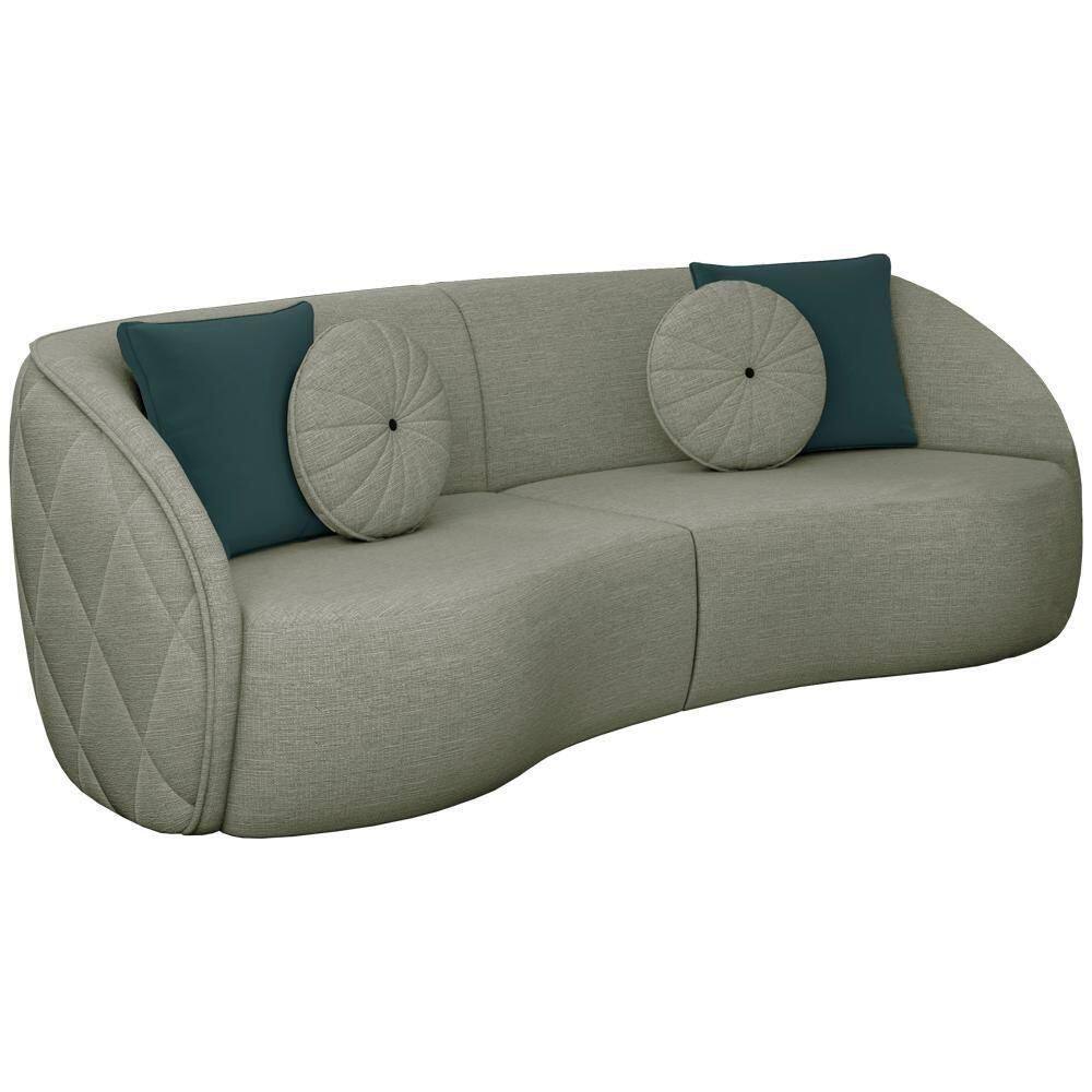 Sofa 4 Lugares 288 Cm Passion Linho Tce 1026 Moll Tce 1026