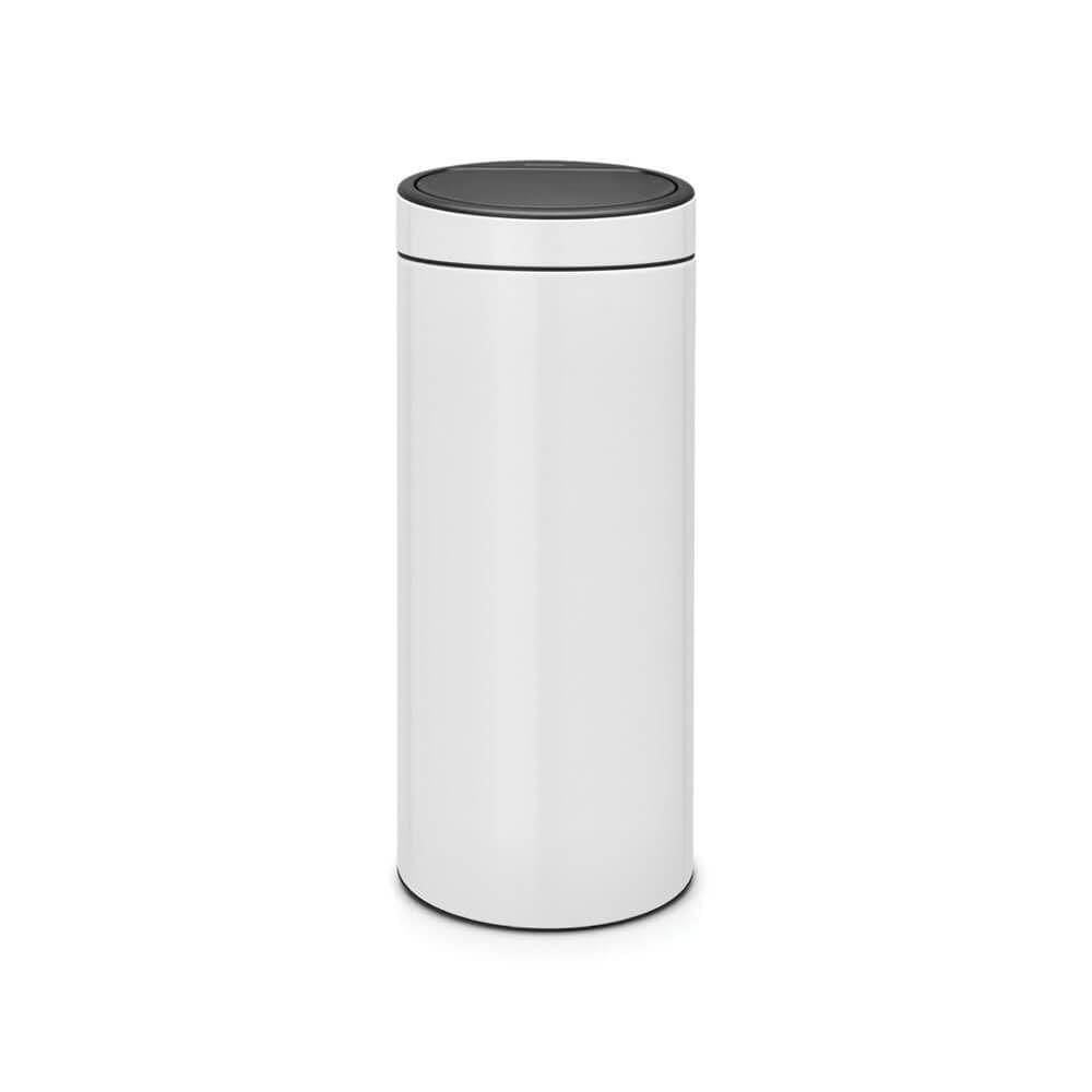 Lixeira Em Aço New Touch Bin 30 Litros Brabantia Branca