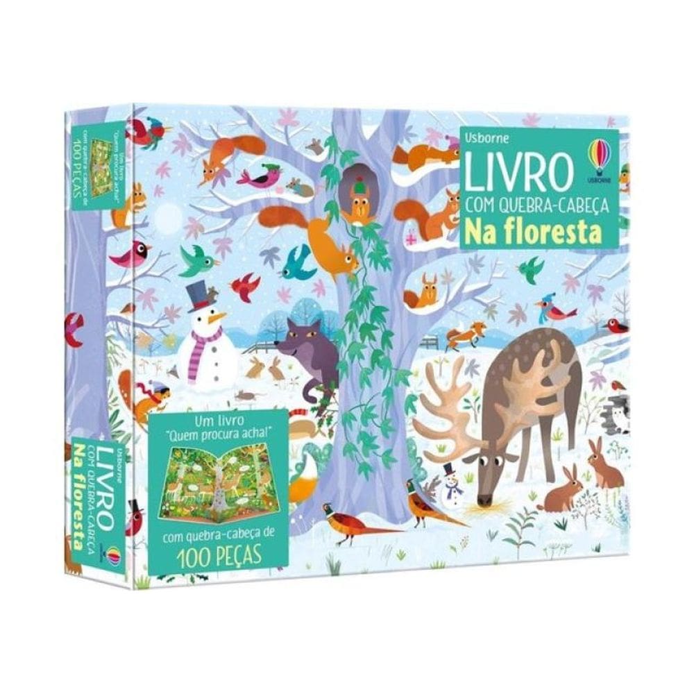 Na Floresta: Livro Com Quebra-Cabeça