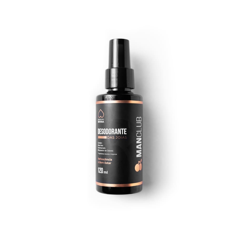 MANCLUB® O Desodorante das Joias - Tecnologia Anti-Transpirante, Anti-Odor e Muita Refrescância