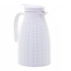 Garrafa Térmica Rattan Branca 1L 6836 Lyor