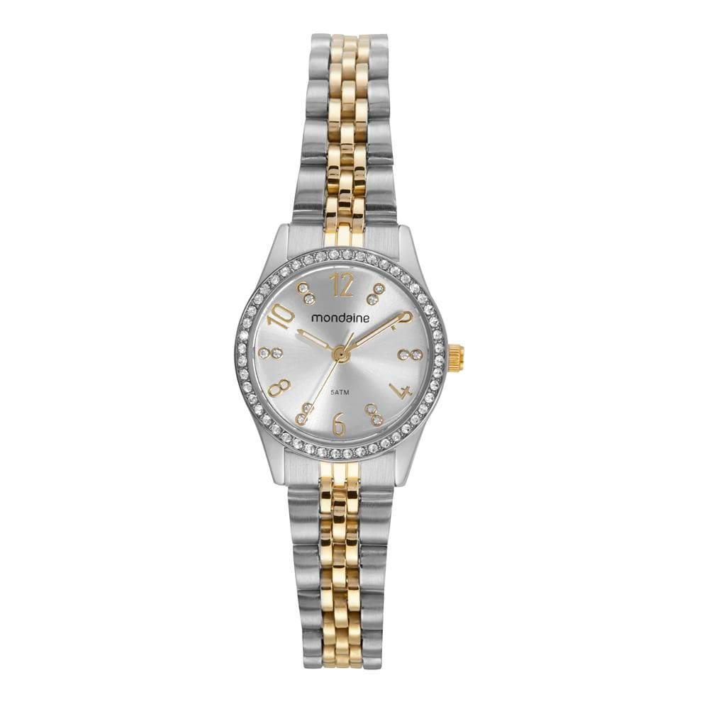 Relogio Mondaine Feminino Ref: 32803lpmvbe2 Clássico Bicolor