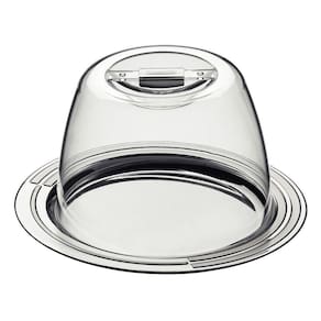 Porta-queijo Tramontina Ciclo Em Aço Inox 20 Cm 2 Peças Tramontina