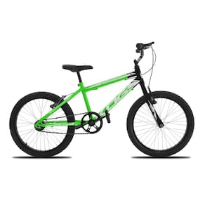 Bicicleta Infantil Passeio Aro 20 KOG Freio V-Brake Cor:Verde Degrade+Branco
