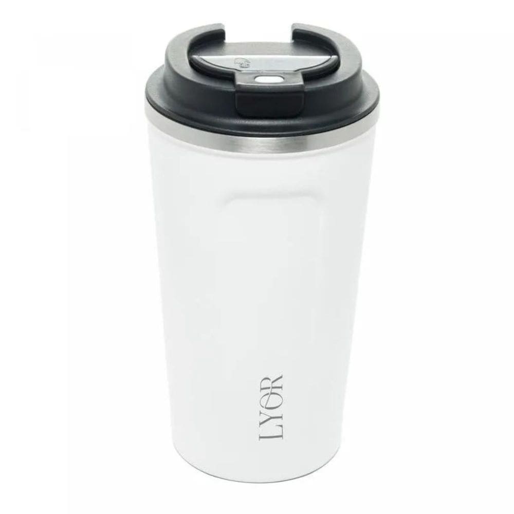 Copo Térmico Branco C/Termômetro Motion 500ml 5238 Lyor
