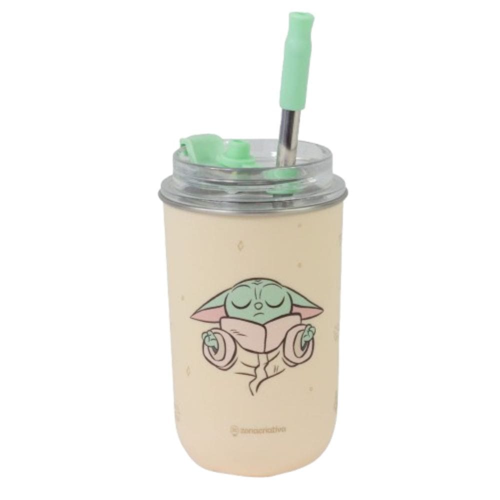 Copo Neo C/Canudo Baby Yoda 10026011 300ml ZonaCriativa