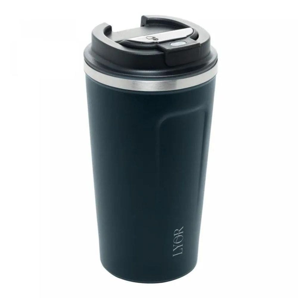 Copo Térmico Azul C/Termômetro Motion 500ml 5237 Lyor
