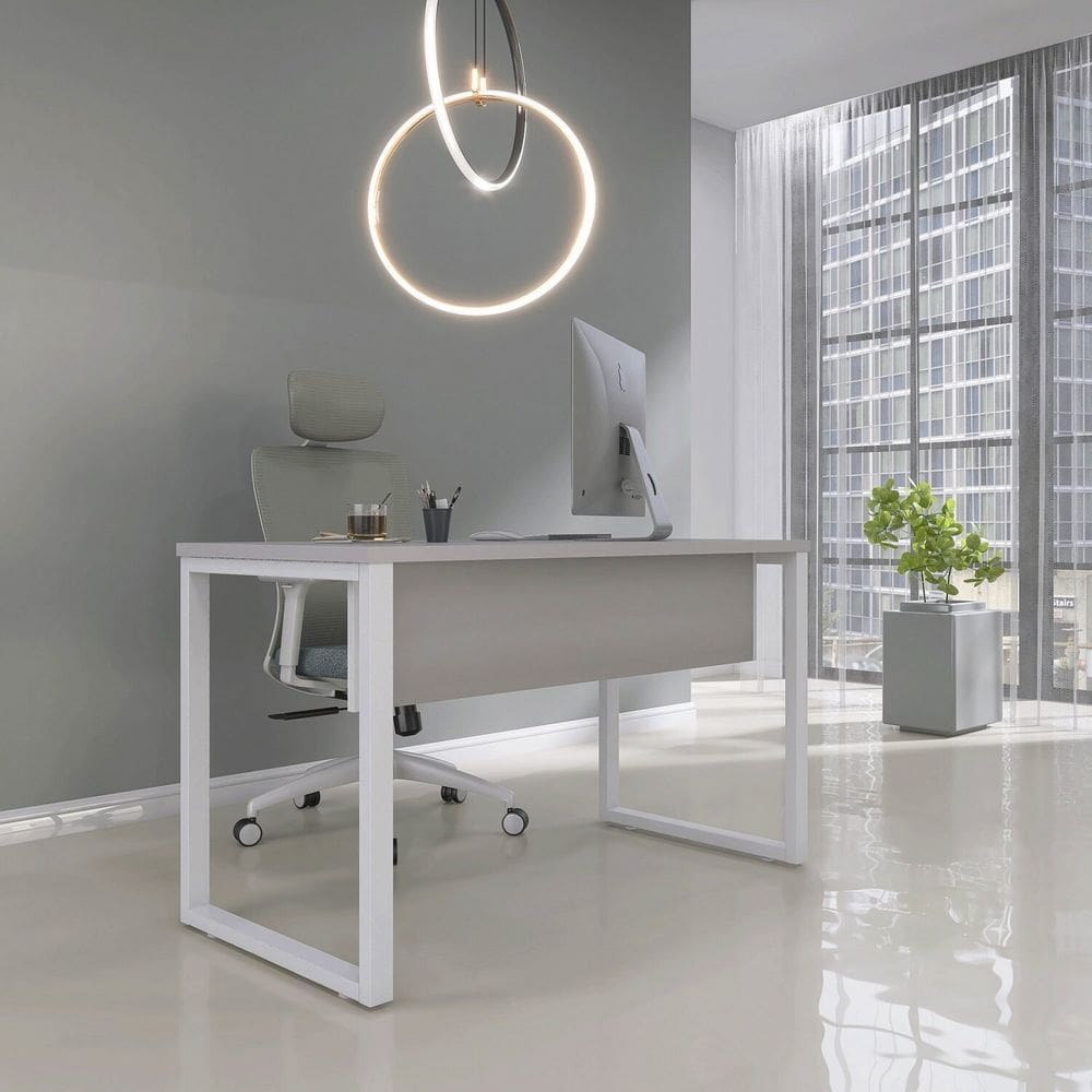 Mesa Madeira 120 X 60 M120/60p25tub Cinza/Branco