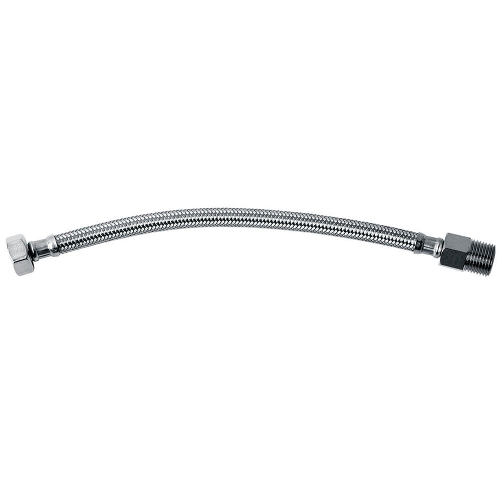 Flexivel de Alimentação 30cm de Aço Inox Trançado com Canopla Complementos