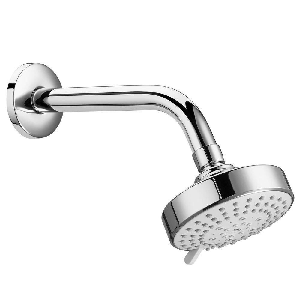 Chuveiro com Tubo Parede Redonda 10cm 3 Jatos Stella Cromado