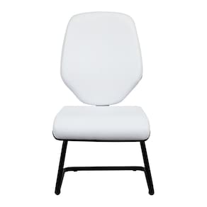 Cadeira para Escritório Amor Fixa Encosto Ergonômico Branco