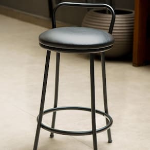 Banqueta para Cozinha File 47cm Preto