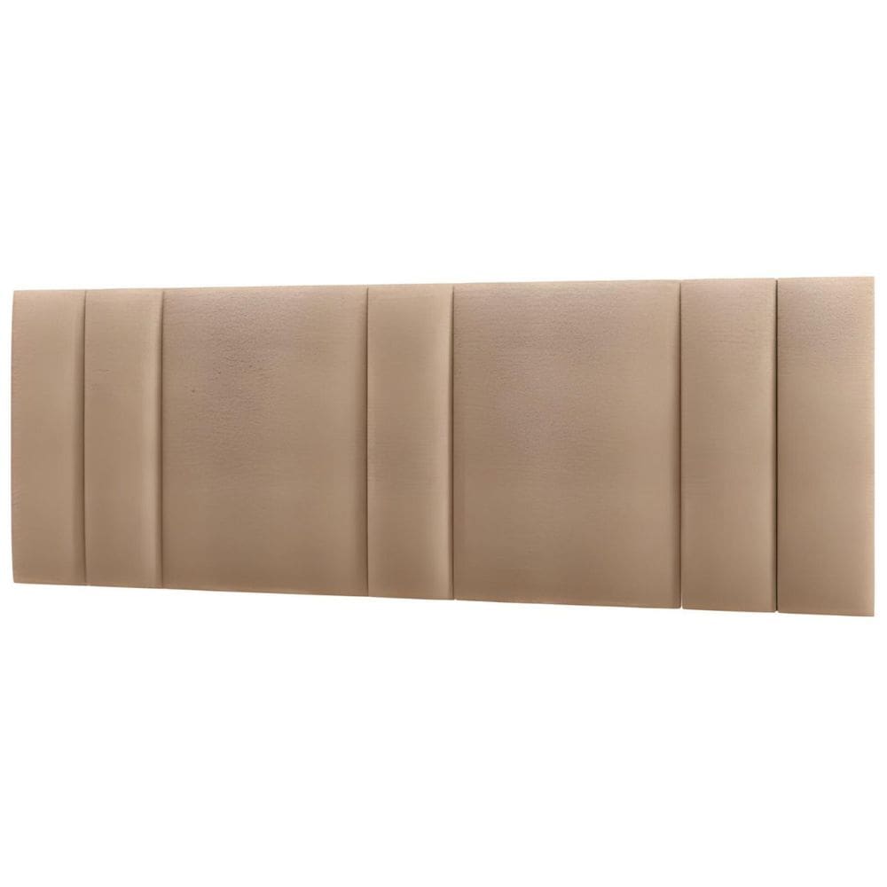 Cabeceira Estofada Iluminação LED Cama Casal King Size 200cm