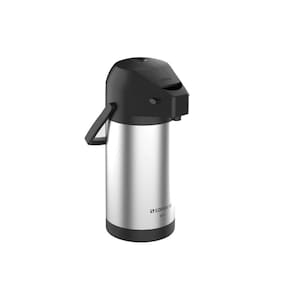 Garrafa Térmica Excelence 2,5L Soprano Inox Com Preto