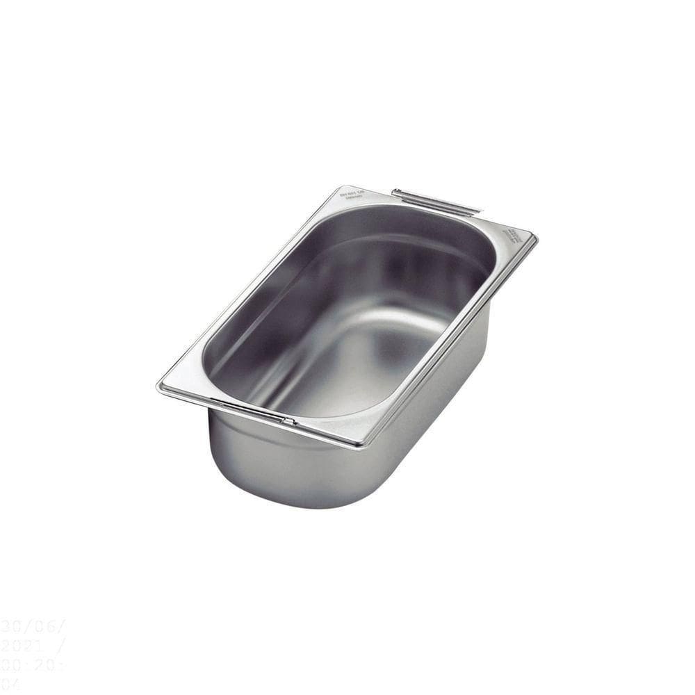 Cuba Tramontina Gn 1/3 Em Aço Inox Com Alças Móveis Profundidade 100 Mm - Aço 304 Tramontina
