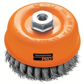Escova Tipo Copa Arame Entrançado 2.1/2`` Tramontina Pro Tramontina