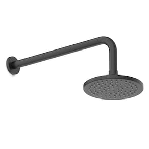 Chuveiro com Braço de Parede 15cm Basic Preto