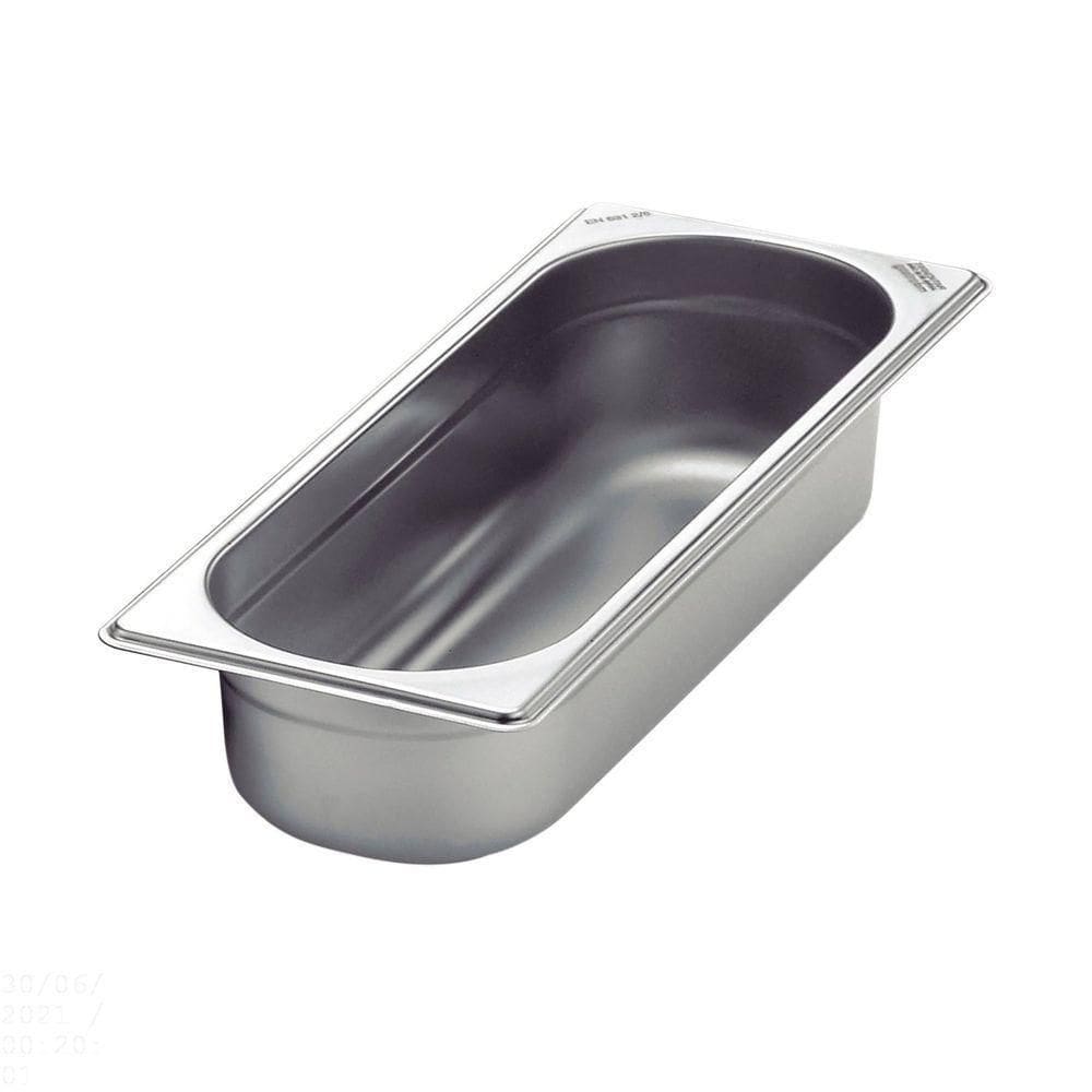 Cuba Tramontina Gn 2/8 Em Aço Inox Sem Alças Profundidade 65 Mm - Aço 304 Tramontina
