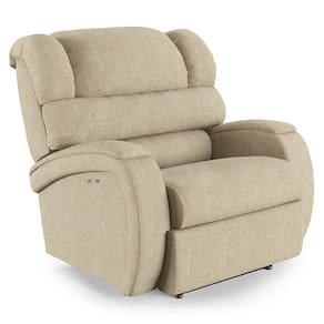 Poltrona Do Papai Reclinável Napoli Power Touch Linho Fh1 Bege