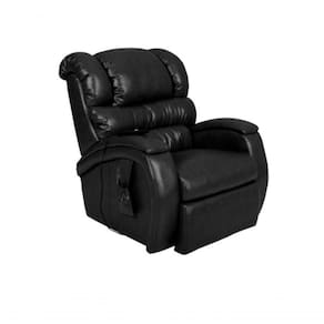 Poltrona Cadeira Reclinável Imperial Para Idoso Motorizada Courissimo Com Massageador Gravidade Zero Preto