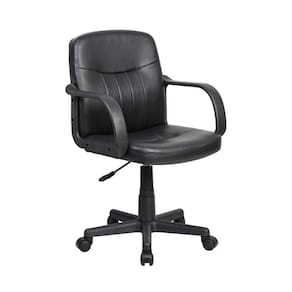 Cadeira de Escritório Secretária Giratória Clean Preta