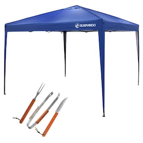 Tenda Gazebo 3x3m Articulado Camping + Kit Churrasco
