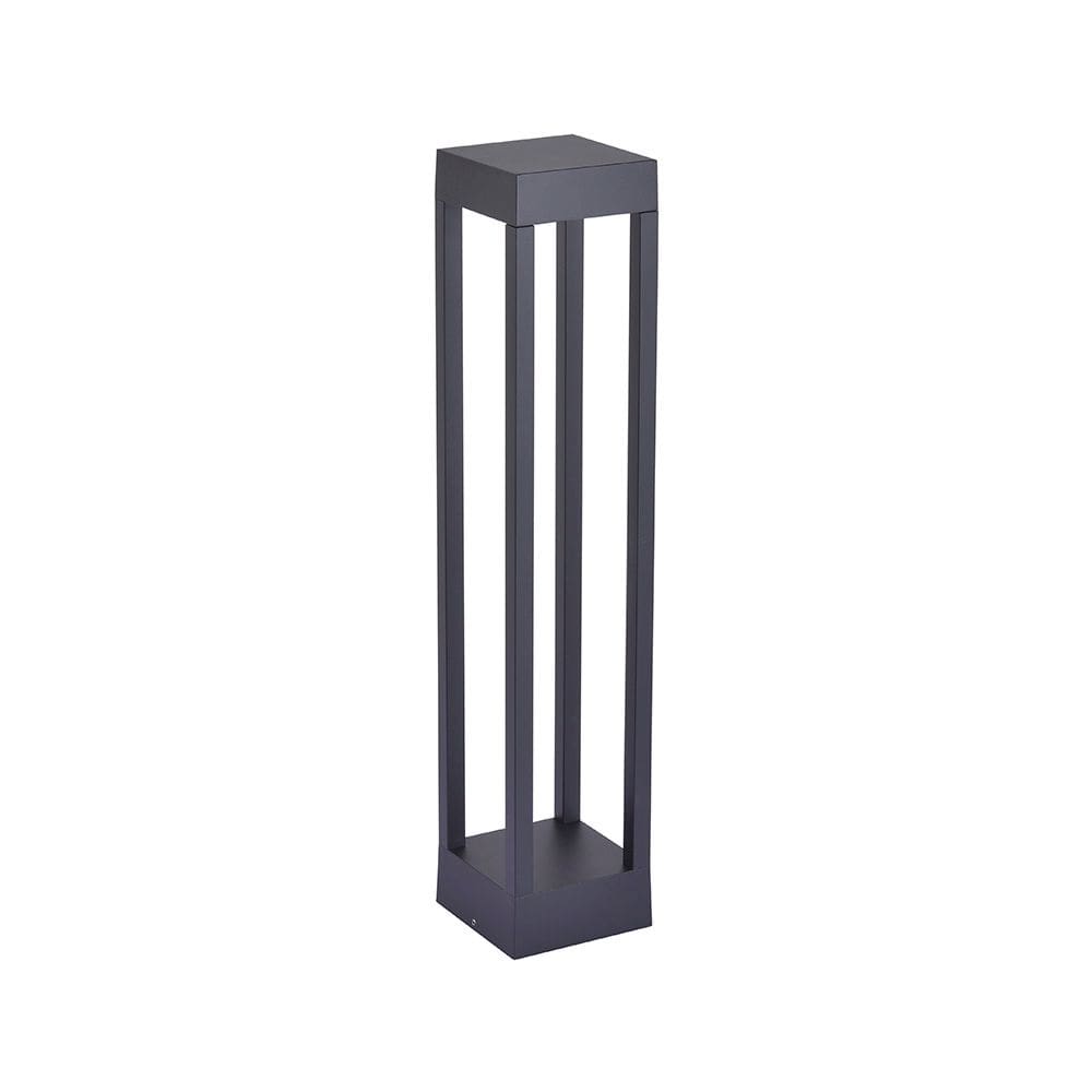 Luminária de Jardim Nordecor Zean 2684 60cm Led 10W Bivolt Preto 3000K Luz Amarela