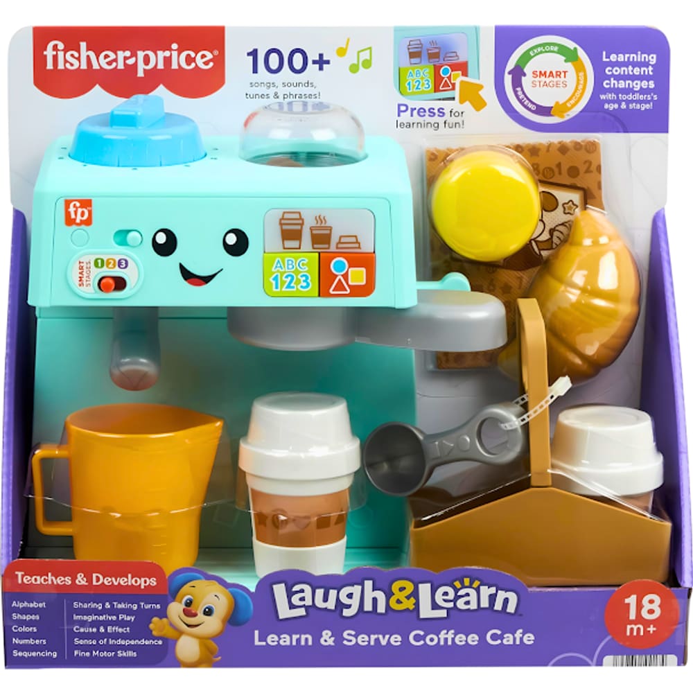 Aprender Brincar Minha Primeira Máquina de Café HYP38 Mattel