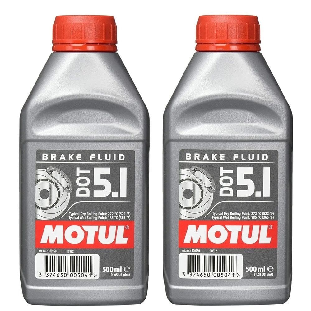 FLUIDO DE FREIO SINTÉTICO DOT 5.1 MOTUL 2 unidades 1 litro